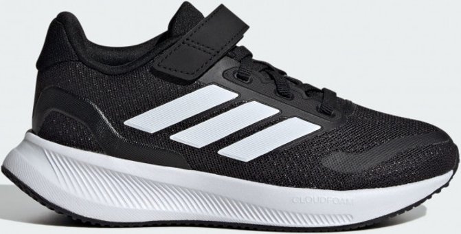 Adidas Runfalcon 5 IE8574 Ortopedik Bağcıklı-Cırtlı Erkek Çocuk Günlük Ayakkabı Siyah