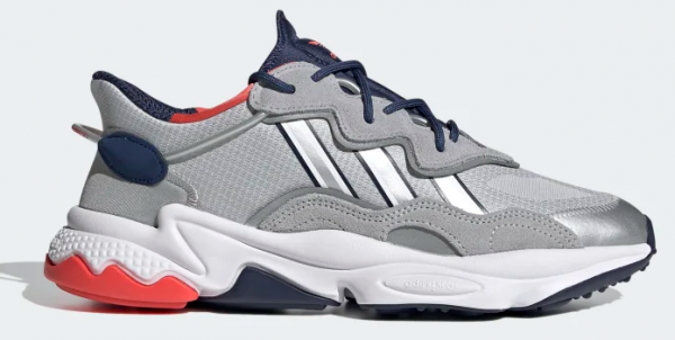 Adidas Ozweego FV9650 Ortopedik Bağcıklı Erkek Koşu Ayakkabısı Gri