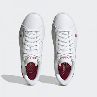 Adidas Grand Court Cloudfoam Lifestyle Court Comfort HP9416 Ortopedik Bağcıklı Kadın Günlük Ayakkabı Beyaz
