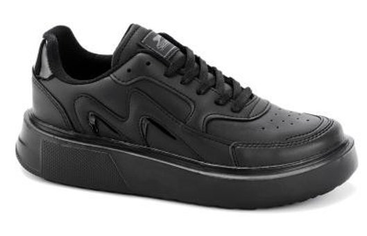 Slazenger Zenia SA12LK244-596 Bağcıklı Kadın Günlük Ayakkabı Siyah