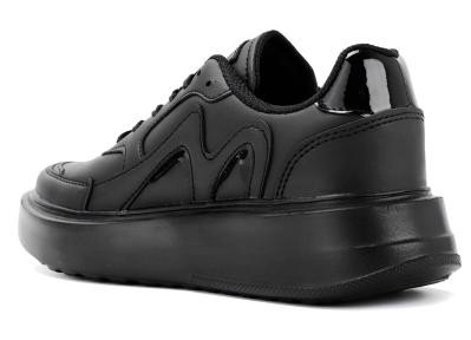 Slazenger Zenia SA12LK244-596 Bağcıklı Kadın Günlük Ayakkabı Siyah