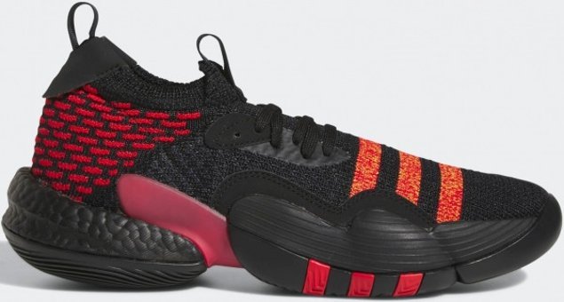 Adidas Trae Young 2.0 HQ0986 Ortopedik Bağcıklı Unisex Basketbol Ayakkabısı Siyah