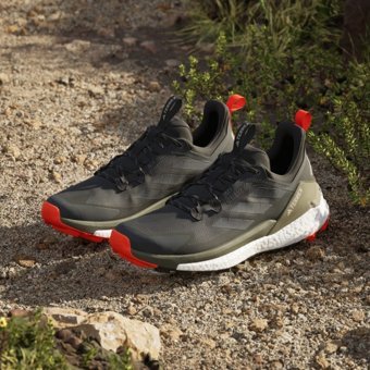 Adidas Terrex Free Hiker 2.0 ID7690 Ortopedik Bağcıklı Erkek Outdoor Ayakkabısı Siyah