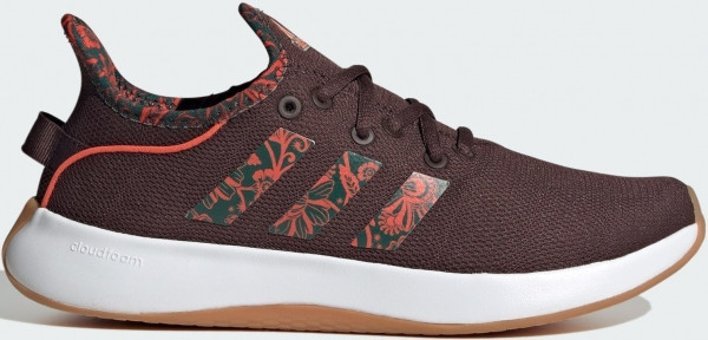 Adidas Cloudfoam Pure ID1965 Bağcıklı Kadın Günlük Ayakkabı Bordo