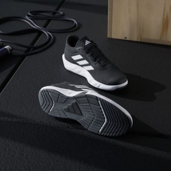 Adidas Amplimove IF0953 Ortopedik Bağcıklı Erkek Antrenman Ayakkabısı Siyah