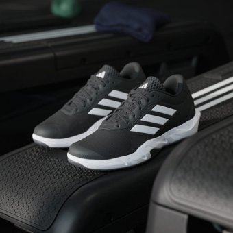 Adidas Amplimove IF0953 Ortopedik Bağcıklı Erkek Antrenman Ayakkabısı Siyah