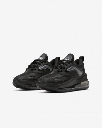 Nike Air Max Zephyr CN8511-001 Ortopedik Bağcıklı Erkek Çocuk Günlük Ayakkabı Siyah