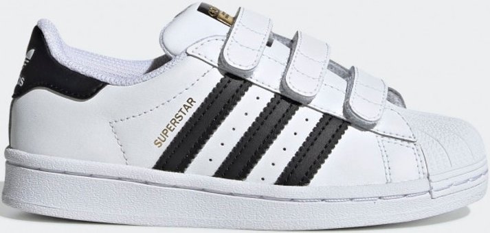 Adidas Superstar EF4838 Ortopedik Cırtlı Erkek Çocuk Günlük Ayakkabı Beyaz