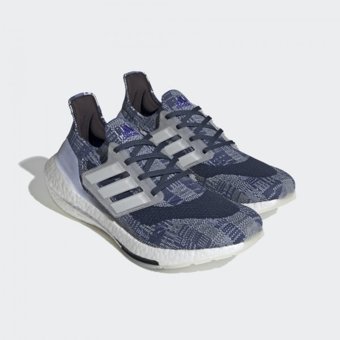Adidas Ultraboost 21 Primeblue FX7729 Ortopedik Bağcıklı Kayık Taban Erkek Koşu Ayakkabısı Lacivert