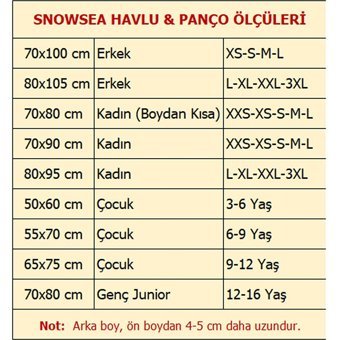 Snowsea Sp1034 Giyilebilir 80x105 cm Pamuklu Polyester Plaj Havlusu Mavi