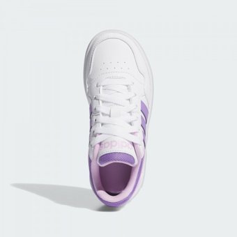 Adidas Hoops IG3832 Bağcıklı Erkek Çocuk Günlük Ayakkabı Beyaz