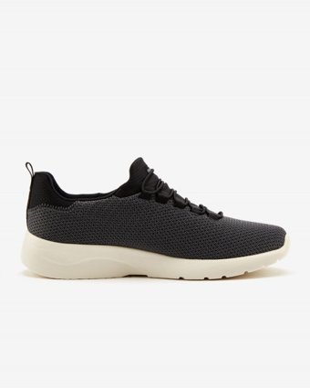 Skechers Dynamight 894114TK-BLK Lastik Bağcıklı Erkek Günlük Ayakkabı Gri