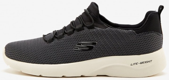 Skechers Dynamight 894114TK-BLK Lastik Bağcıklı Erkek Günlük Ayakkabı Gri