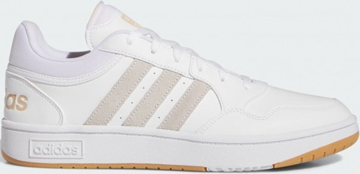 Adidas Hoops 3.0 Low Classic Vintage IF2634 Bağcıklı Erkek Günlük Ayakkabı Beyaz
