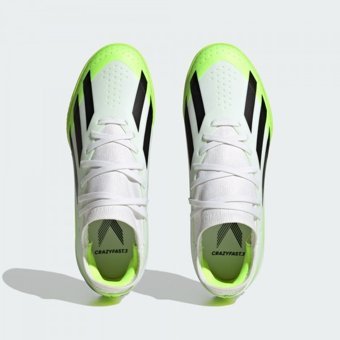 Adidas X Crazyfast.3 IE1568 Bağcıklı Halı Saha Ayakkabısı Beyaz