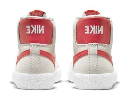 Nike SB Zoom Blazer Mid 864349-108 Bağcıklı Unisex Kaykay Ayakkabısı Gri