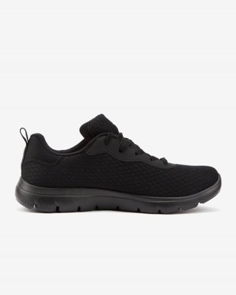 Skechers Summits Face To Face 88888316TK-BBK Ortopedik Bağcıklı Kadın Günlük Ayakkabı Siyah