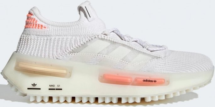 Adidas NMD_S1 HQ4465 Ortopedik Bağcıklı Kadın Koşu Ayakkabısı Beyaz