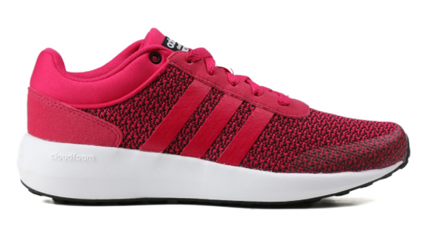 Adidas Cloudfoam Race W AW3843 Ortopedik Bağcıklı Kadın Günlük Ayakkabı Pembe