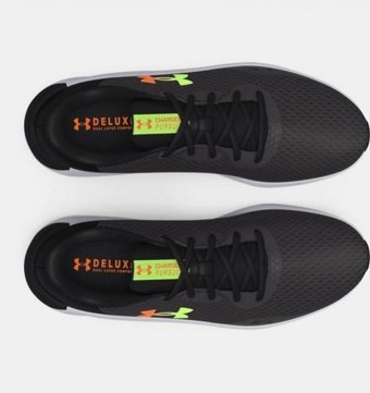 Under Armour Charged Pursuit 3 3024878-100 Ortopedik Bağcıklı Erkek Koşu Ayakkabısı Siyah
