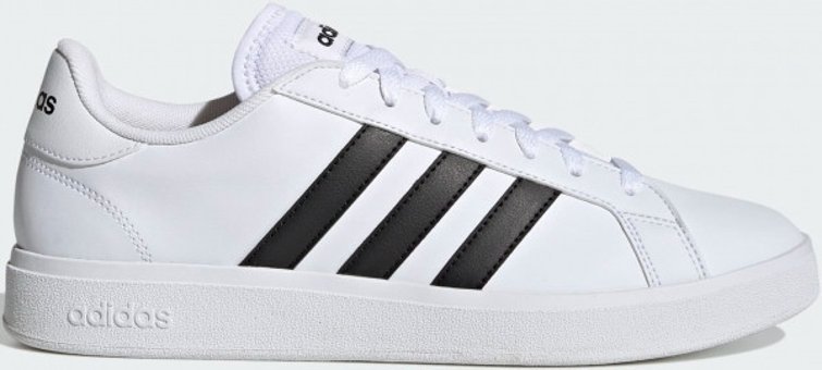 Adidas Grand Court TD Lifestyle Court GW9250 Bağcıklı Erkek Günlük Ayakkabı Beyaz