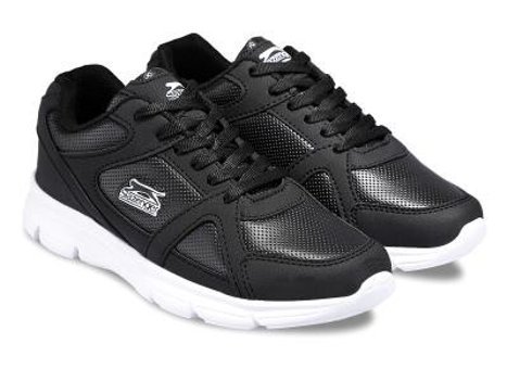 Slazenger Pera SA20RE011-510 Bağcıklı Eva Erkek Koşu Ayakkabısı Siyah