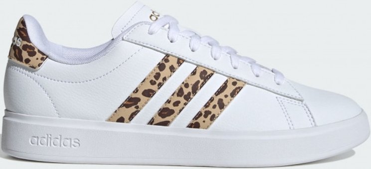 Adidas Grand Court 2.0 ID2994 Ortopedik Bağcıklı Kadın Günlük Ayakkabı Beyaz