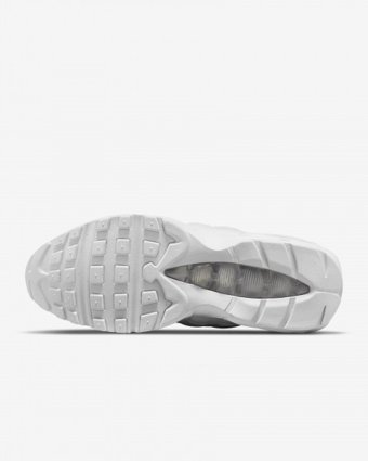 Nike Air Max 95 DH8015-100 Ortopedik Bağcıklı Kadın Günlük Ayakkabı Beyaz