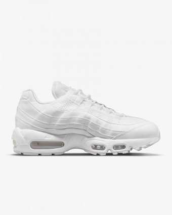 Nike Air Max 95 DH8015-100 Ortopedik Bağcıklı Kadın Günlük Ayakkabı Beyaz