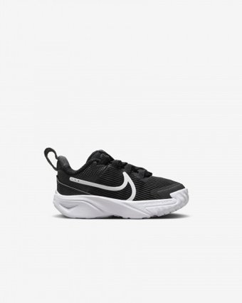 Nike Star Runner 4 DX7616-001 Bağcıklı Erkek Çocuk Günlük Ayakkabı Siyah