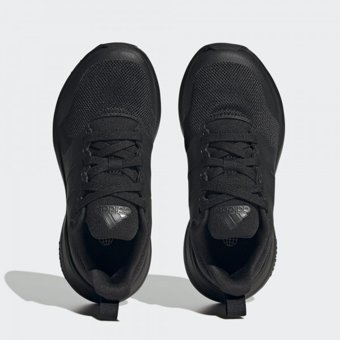 Adidas FortaRun 2.0 Cloudfoam HP5431 Ortopedik Bağcıklı Erkek Çocuk Koşu Ayakkabısı Siyah
