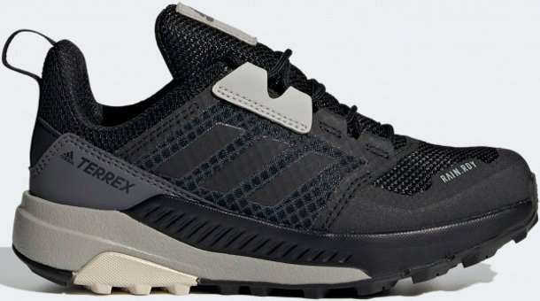 Adidas Terrex Trailmaker RAIN.RDY FW9327 Su Geçirmez Bağcıklı Traxion Erkek Çocuk Yürüyüş Ayakkabısı Siyah