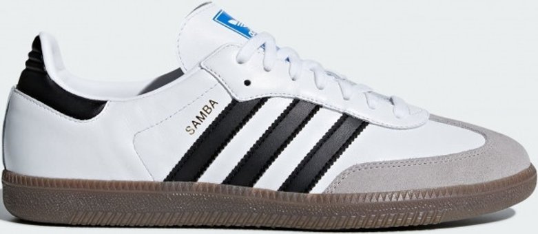 Adidas Samba OG B75806 Bağcıklı Unisex Günlük Ayakkabı Beyaz