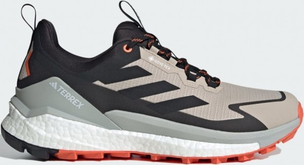Adidas Terrex Free Hiker 2.0 Low Gore-Tex IG5459 Ortopedik Su Geçirmez Bağcıklı Erkek Yürüyüş Ayakkabısı Bej