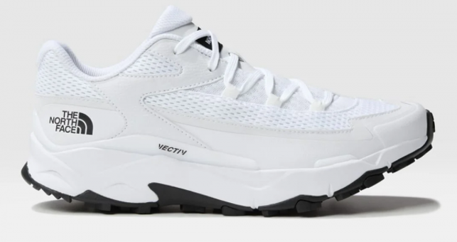 The North Face Vectiv Taraval NF0A52Q1ZU41 Ortopedik Bağcıklı Kayık Taban Erkek Trekking Ayakkabısı Beyaz
