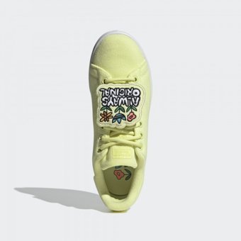 Adidas Stan Smith GX8553 Bağcıklı Kadın Günlük Ayakkabı Sarı