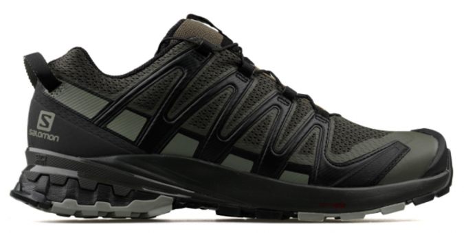 Salomon Xa Pro 3D V8 L40987500 Kilitli Bağcıklı Erkek Outdoor Ayakkabısı Siyah