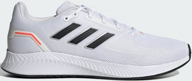 Adidas Run Falcon 2.0 G58098 Ortopedik Bağcıklı Erkek Koşu Ayakkabısı Beyaz