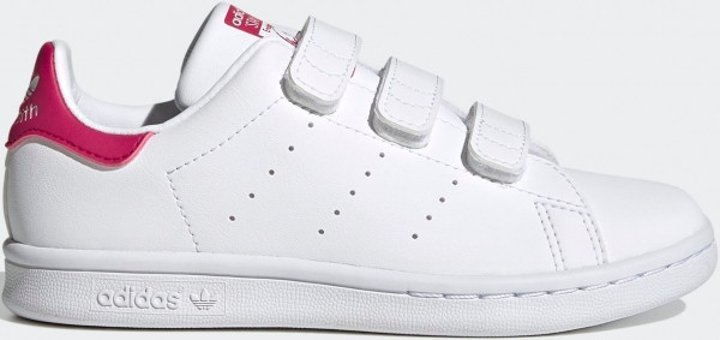 Adidas Stan Smith FX7540 Ortopedik Cırtlı Kız Çocuk Günlük Ayakkabı Beyaz