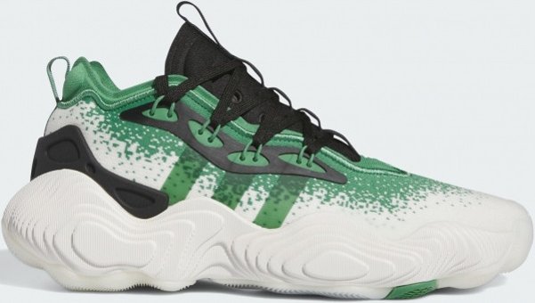 Adidas Trae Young 3 IE2703 Bağcıklı Unisex Basketbol Ayakkabısı Yeşil