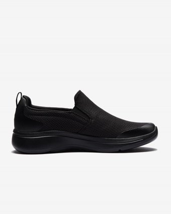 Skechers Go Walk Arch Fit Togpath 216121-BBK Ortopedik Bağcıksız Erkek Yürüyüş Ayakkabısı Siyah