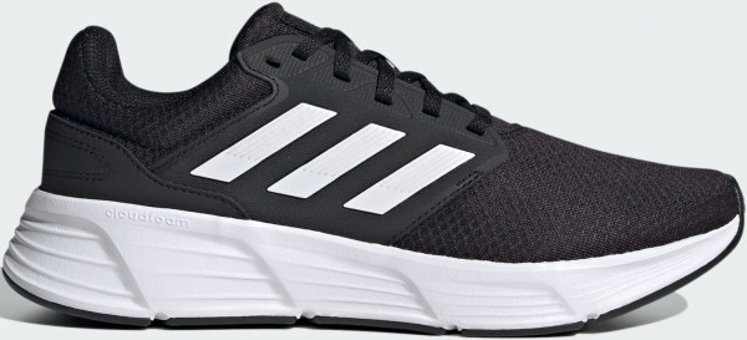 Adidas Galaxy 6 GW3848 Ortopedik Bağcıklı Erkek Koşu Ayakkabısı Siyah