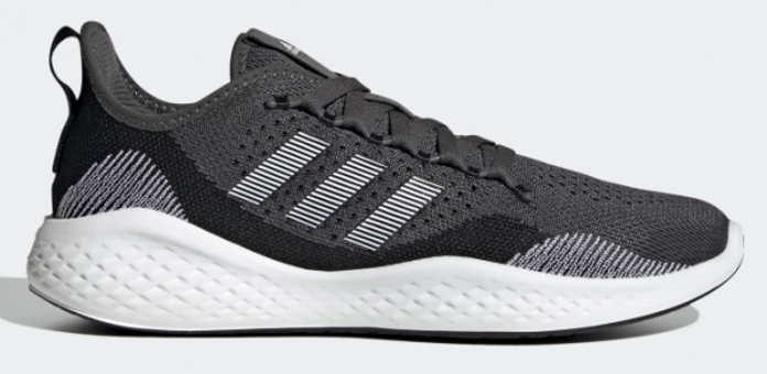 Adidas Fluidflow 2.0 FZ1983 Ortopedik Bağcıklı Erkek Koşu Ayakkabısı Siyah