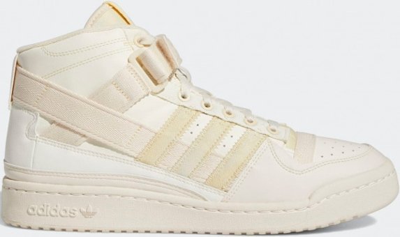 Adidas Forum Mid Parley GX6971 Bilekli Ortopedik Bağcıklı-Cırtlı Erkek Günlük Ayakkabı Beyaz