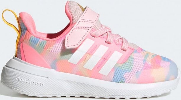 Adidas FortaRun 2.0 Cloudfoam GZ9750 Ortopedik Bağcıklı-Cırtlı Eva Kız Çocuk Koşu Ayakkabısı Pembe
