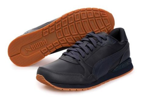 Puma ST Runner V3 L 384855-15 Ortopedik Bağcıklı Eva Unisex Günlük Ayakkabı Siyah