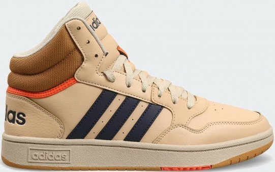 Adidas Hoops 3.0 Mid GX9608 Bağcıklı Erkek Günlük Ayakkabı Bej
