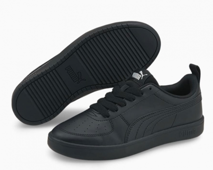Puma Rickie 384311-02 Bağcıklı Erkek Çocuk Günlük Ayakkabı Siyah