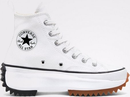 Converse Run Star Hike 166799C.102 Ortopedik Bağcıklı Unisex Günlük Ayakkabı Beyaz