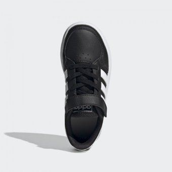Adidas Breaknet FZ0105 Ortopedik Bağcıklı-Cırtlı Erkek Çocuk Günlük Ayakkabı Siyah